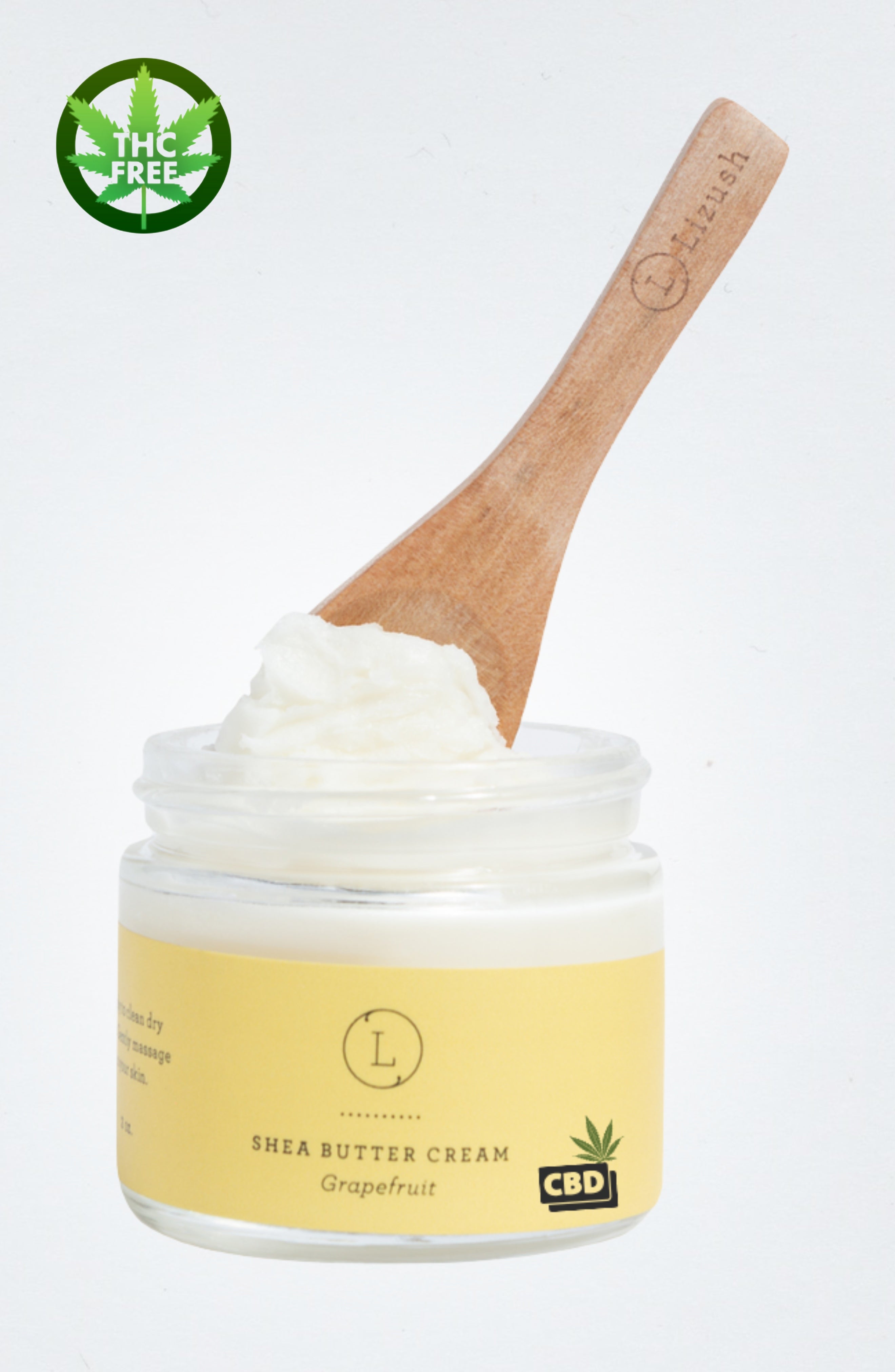 Grapefruit Shea Butter Body Cream with CBD