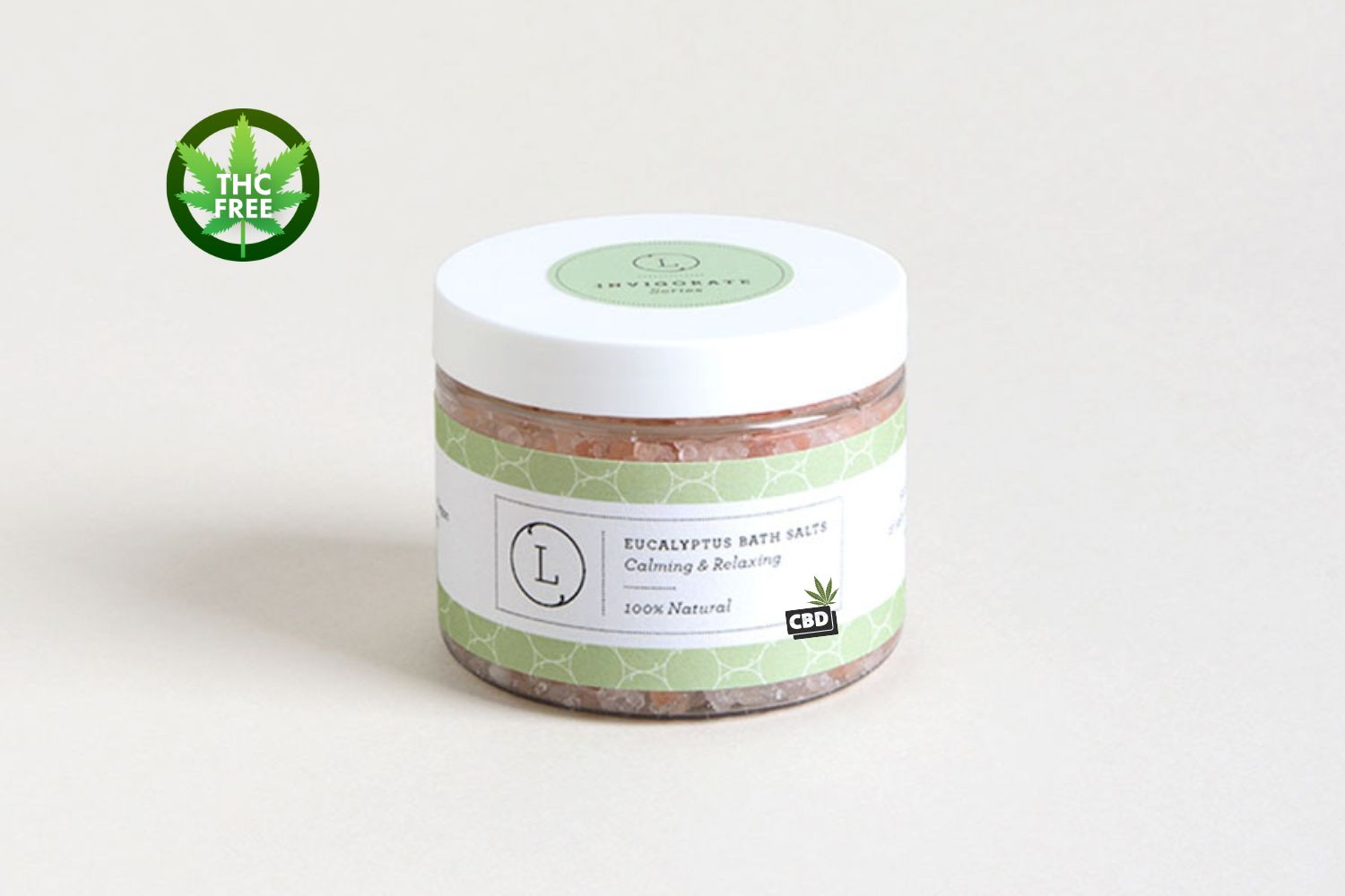 Natural Eucalyptus Bath Salts with CBD