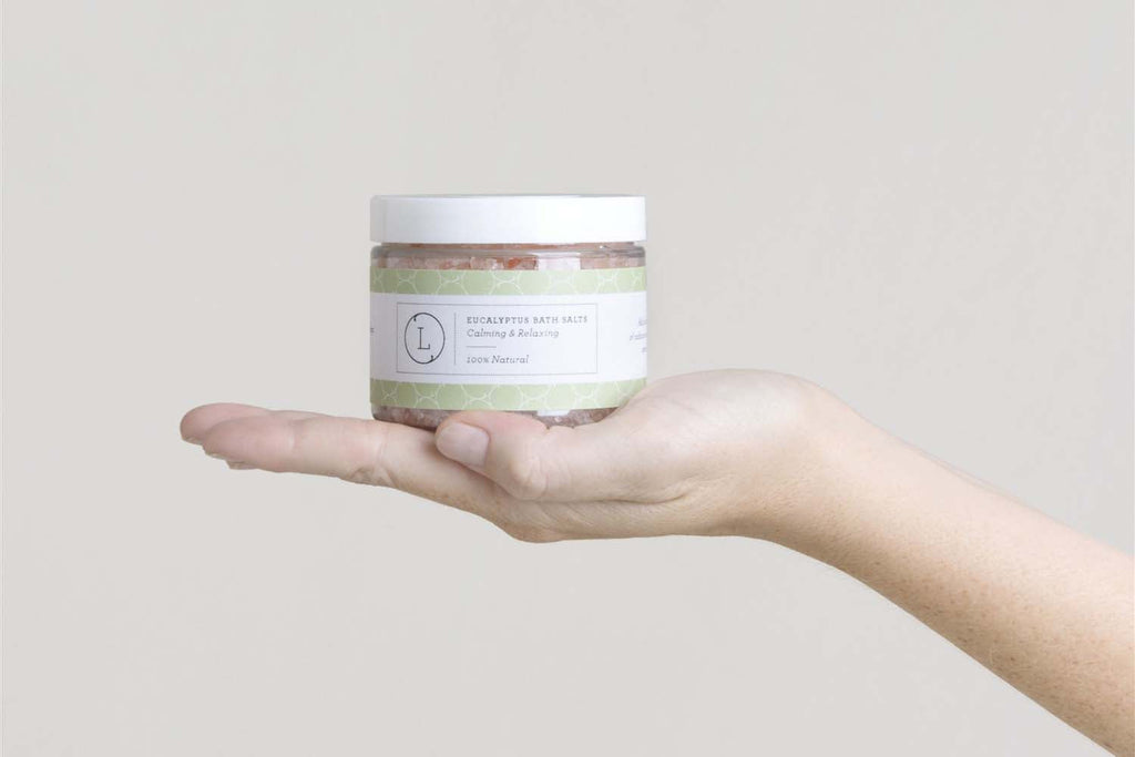 Natural Eucalyptus Bath Salts with CBD